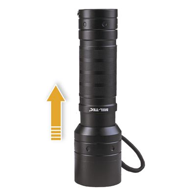 Lampe torche MISSION Cree XP-G 520lm / 275m NOIRE MIL-TEC® 15153400 2