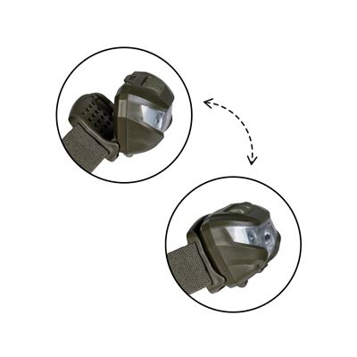 Lampe frontale LED CREE XPE OLIV MIL-TEC® 15168001 2
