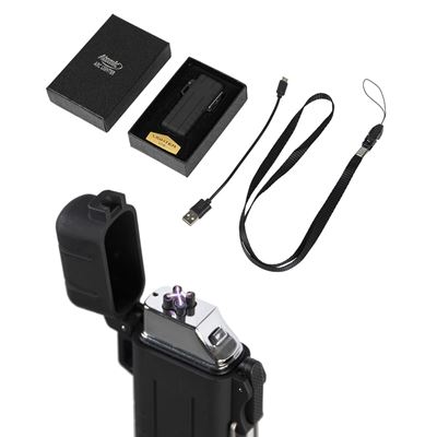 Briquet électronique rechargeable TRÖBER® ATOMIC X-ARC NOIR  15210000 2