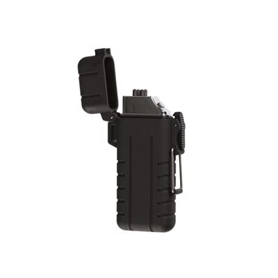 Briquet électronique rechargeable TRÖBER® ATOMIC X-ARC NOIR