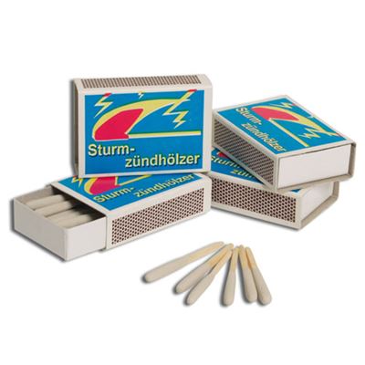 Allumettes STURM résistantes au vent, environ 20 pièces