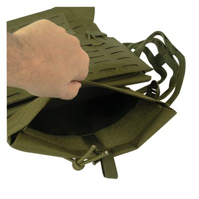 Gilet LASER CUT MOLLE porte-plaques léger VERT ROTHCO 15290 8