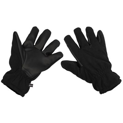 Gants ALPIN à doigts en polaire NOIR