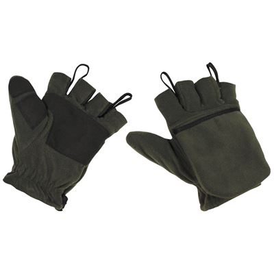 Gants FLEECE rabattables MFH 15311B 2