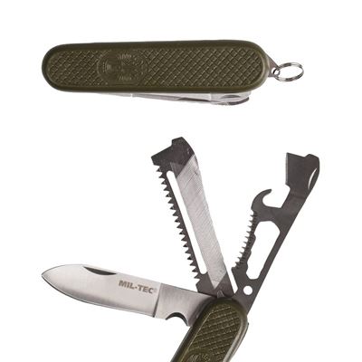 Couteau de poche pliant ESPAGNOL militaire VERT MIL-TEC® 15340000 2