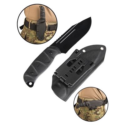 Couteau de combat G10 avec étui KYDEX® NOIR MIL-TEC® 15362500 2