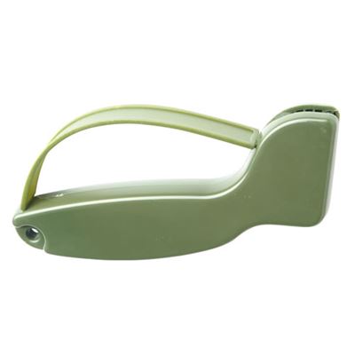 Aiguiseur à couteaux avec manche de type D VERT