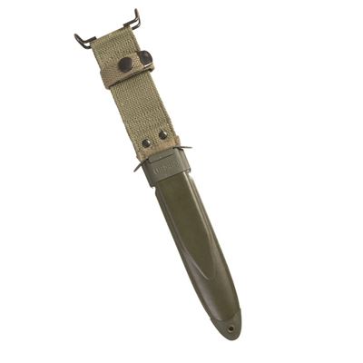Étui américain pour couteau M8A1 VERT repro