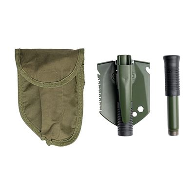 Mini-pelle pliable multifonctionnelle avec pelle dans un étui VERT MIL-TEC® 15525301 2