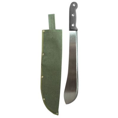 Machette BOLO 38 cm nylon. Étui VERT