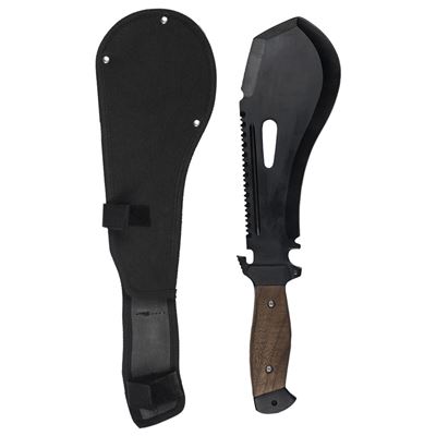 Machette BOLO SURVIVAL avec scie et outils NOIR
