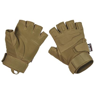 Gants tactiques sans doigts PROTECH COYOTE