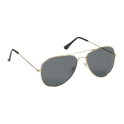 Lunettes de soleil US PILOT GOLD avec étui