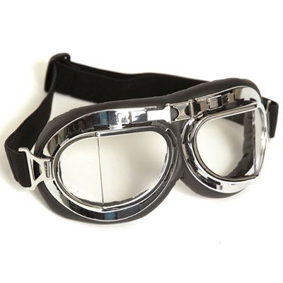 Lunettes de type RAF pilote CHROM