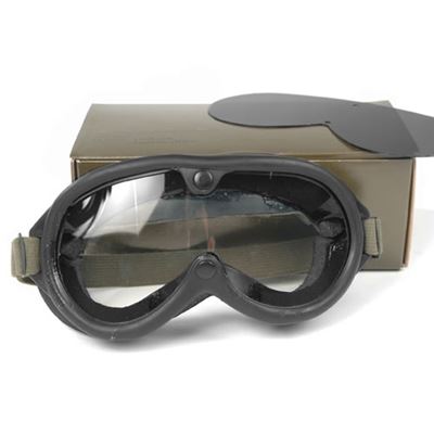 Lunettes de protection US M44 dans une boîte NOIR