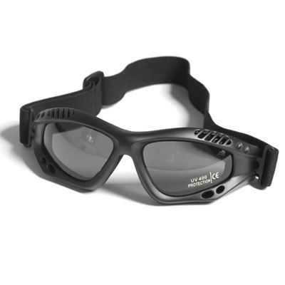 Lunettes COMMANDO AIR Mil-Tec NOIR FUMÉ