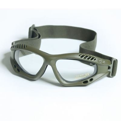 Lunettes COMMANDO AIR Mil-Tec VERT TRANSPARENT MIL-TEC® 15615401 2