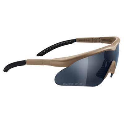 Lunettes SWISS EYE® RAPTOR monture COYOTE / lot de 3 verres