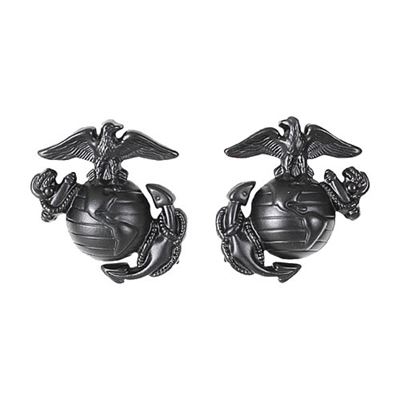 Badge SUBDUED MARINE CORP GLOBE & ANCHOR NOIR