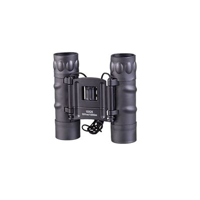 Jumelles 10x25 GEN II caoutchoutées avec étui NOIR
