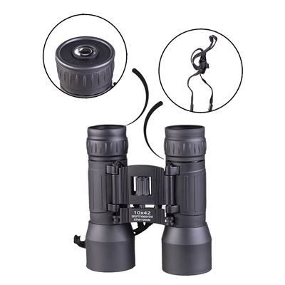 Jumelles 10x42 pliables avec étui NOIR MIL-TEC® 15703002 3