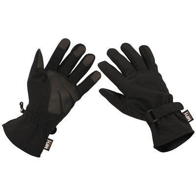 Gants SOFTSHELL NOIRS