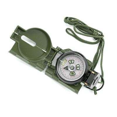 Boussole US corps métallique RANGER VERT