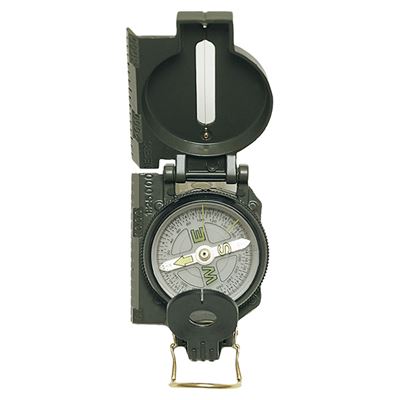 Boussole US corps métallique VERT importation