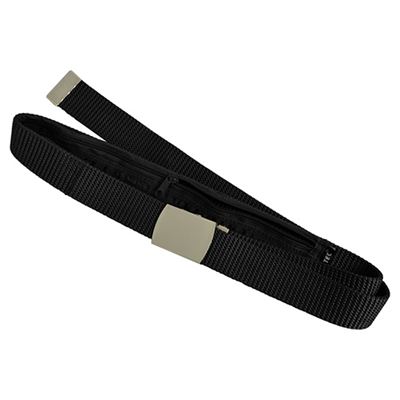 Ceinture US 30 mm avec portefeuille caché NOIR