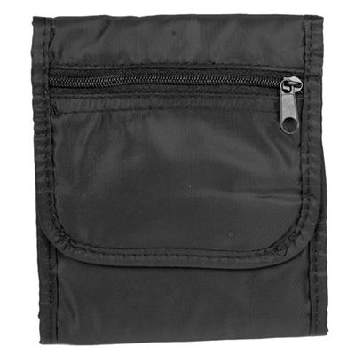 Portefeuille à porter autour du cou Mil-Tec grand format NOIR