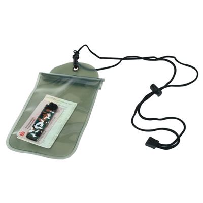 Étui étanche à porter autour du cou 140 x 230 mm VERT