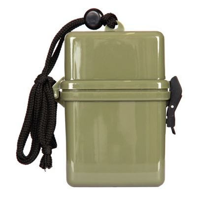 Boîte / coffret étanche pour le cou 25x70x110 mm VERTE