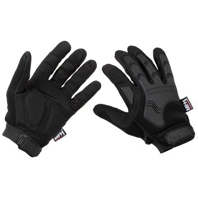 Gants tactiques ATTACK NOIRS