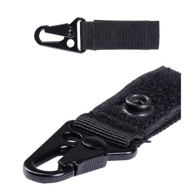 Sangle / porte-clés avec mousqueton 7 cm NOIR MIL-TEC® 15916002 2