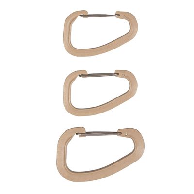 Mousquetons WILDO, lot de 3 pièces COYOTE Wildo® 89631 2