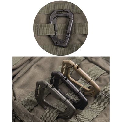 Mousquetons tactiques MOLLE 2 pièces NOIRS MIL-TEC® 15922502 2