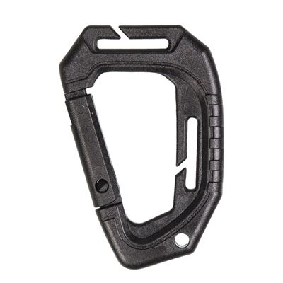 Mousquetons tactiques MOLLE 2 pièces NOIRS