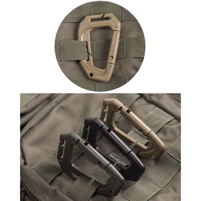 Mousquetons tactiques MOLLE 2 pièces COYOTE MIL-TEC® 15922505 2