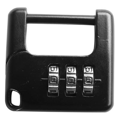 Cadenas à combinaison à trois chiffres, petit, NOIR
