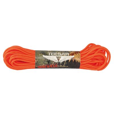 Corde parachute US ø 3 mm / 30 m / 100 pieds ORANGE