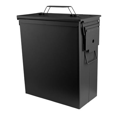 Caisse à munitions grande AMMO US M9 CAL.50 sans impression NOIR