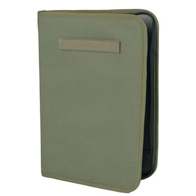 Chemises à rabats pour documents au format A4 avec fermeture éclair et intercalaire VERT