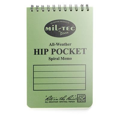 Bloc-notes/carnet grand format PROFESIONAL imperméable