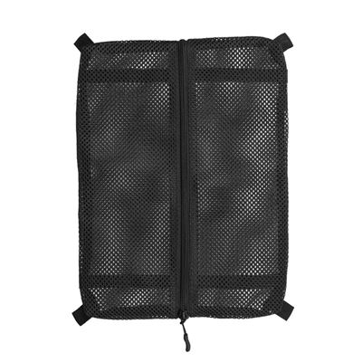 Grande poche en filet pour sac à dos, NOIRE