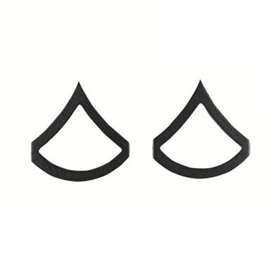 Insigne de grade PRIVATE FIRST CLASS SUBDUED NOIR
