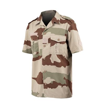Chemise française de campagne à manches courtes CCE DESERT