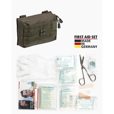 Trousse de premiers secours SET PRO 25 « Leina » VERTE