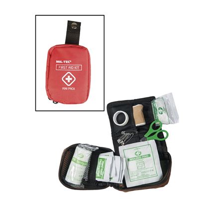 Trousse de secours druk MINI équipée ROUGE