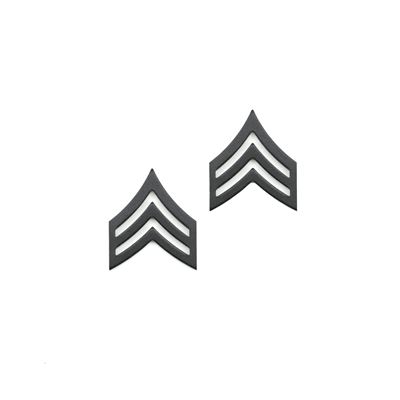Insigne de grade SERGEANT SUBDUED NOIR