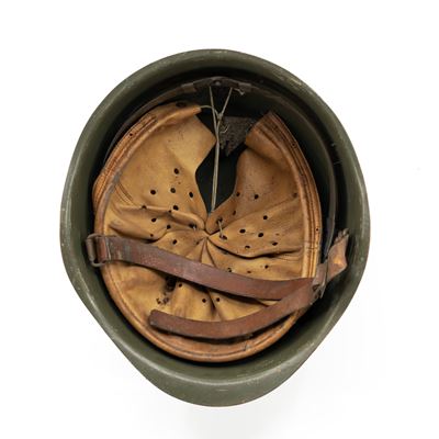 Casque ČSLA vz.53 en acier avec mentonnière en cuir, d'occasion Armée tchèque 826114G 2